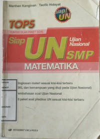 Top Siap Ujian Nasional Matematika SMP Untuk SMP