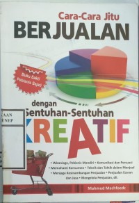 Cara-Cara Jitu Berjualan Dengan Sentuhan-Sentuhan Kreatif