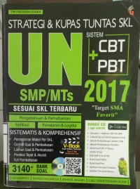 STRATEGI & KUPAS TUNTAS SKL Sistem CBT+PBT 2017 SMP/MTS