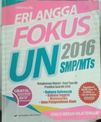 Erlangga Fokus UN SMP/MTs 2016