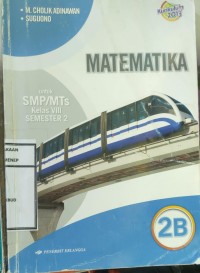 MATEMATIKA SMP Jilid 2B Kelas VIII Semester 2