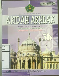 Akidah Akhlak untuk Kelas 3 Semester 2