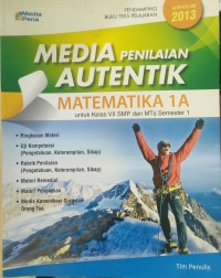 Image of Media Penilaian Autentik Matematika 1A